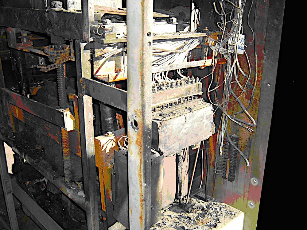 Arc-flash incident in the low voltage switchgear