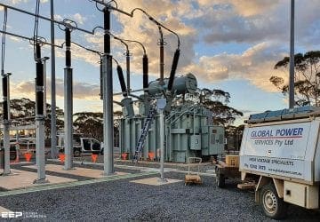 Control of variable shunt reactors with tap-changer through simulation of a power system